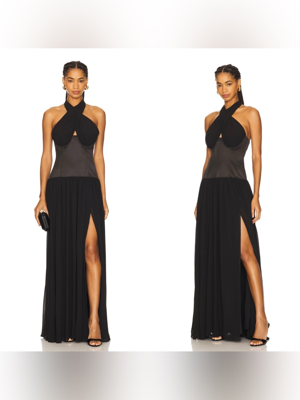 NWT MAJORELLE TIA Maxi dress in black